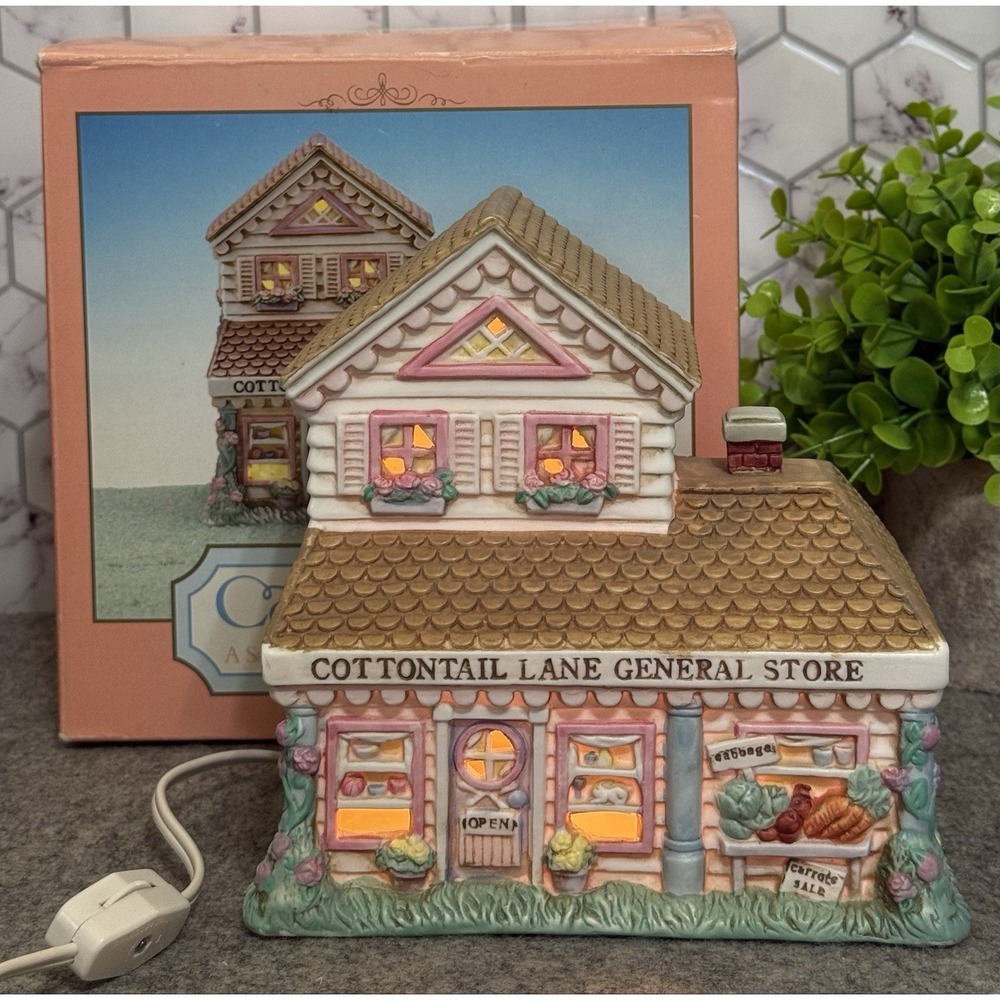 Vintage 1993 Cottontail Lane Village by Midwest of Cannon Falls GENERAL STORE